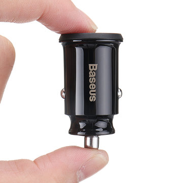 Tẩu sạc đa năng cho xe hơi Baseus Grain Car Charger Dual USB 5V-3.1A Fast Charge