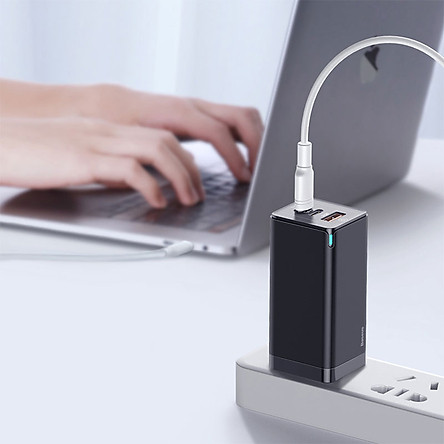 Củ sạc nhanh 65W Baseus GaN 2 Pro Quick Charger (1 USB + 2 Type C)