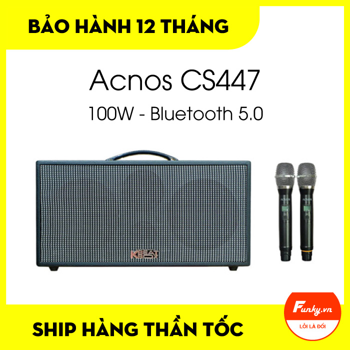 Loa Bluetooth Karaoke Acnos CS447