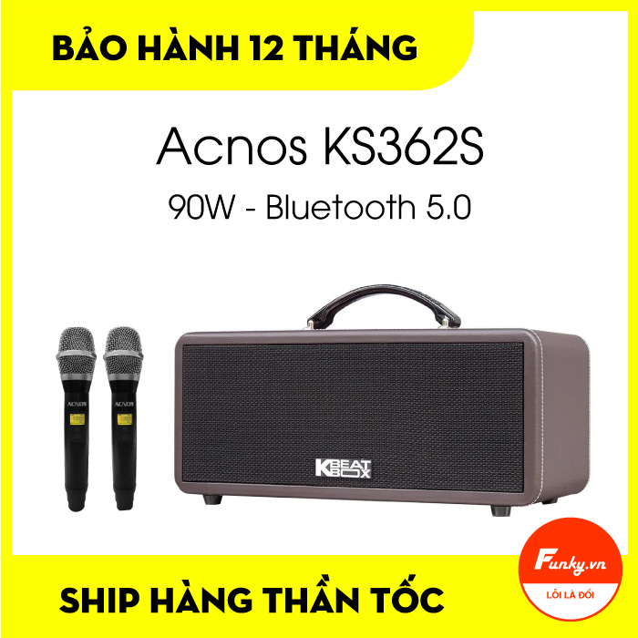 Loa Bluetooth Karaoke Acnos KS362S