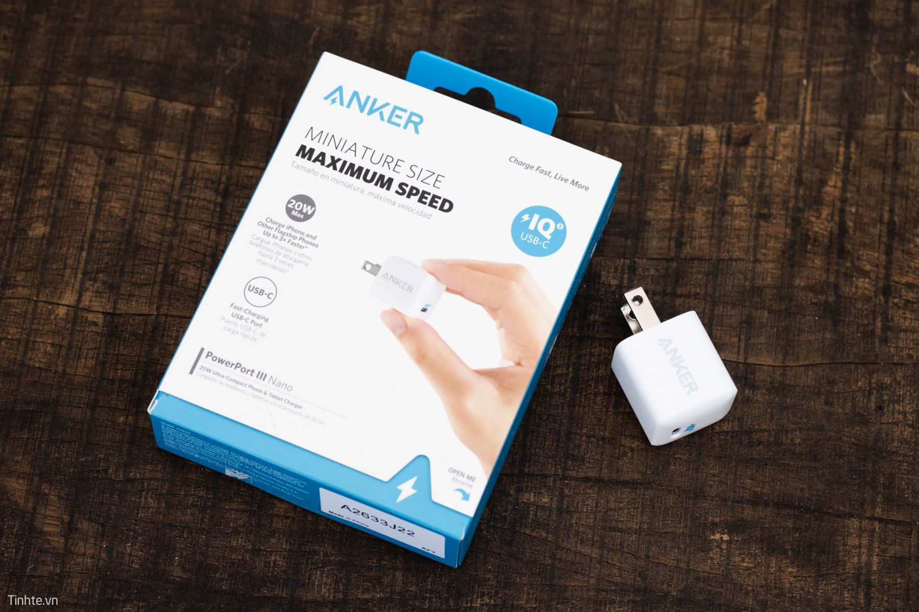 Củ Sạc Nhanh 20W Anker PowerPort III Nano A2633