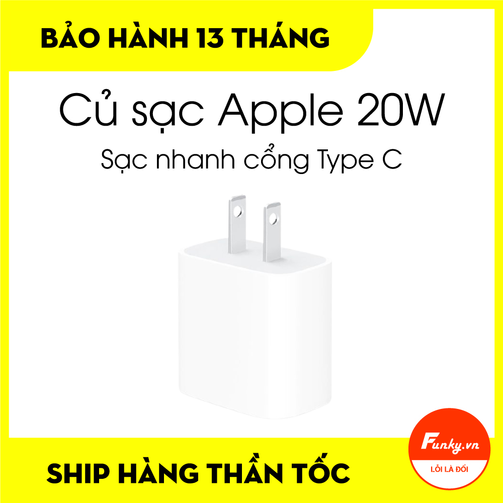 Củ sạc 20w Apple chính hãng
