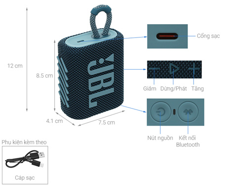 Loa Bluetooth JBL Go 3