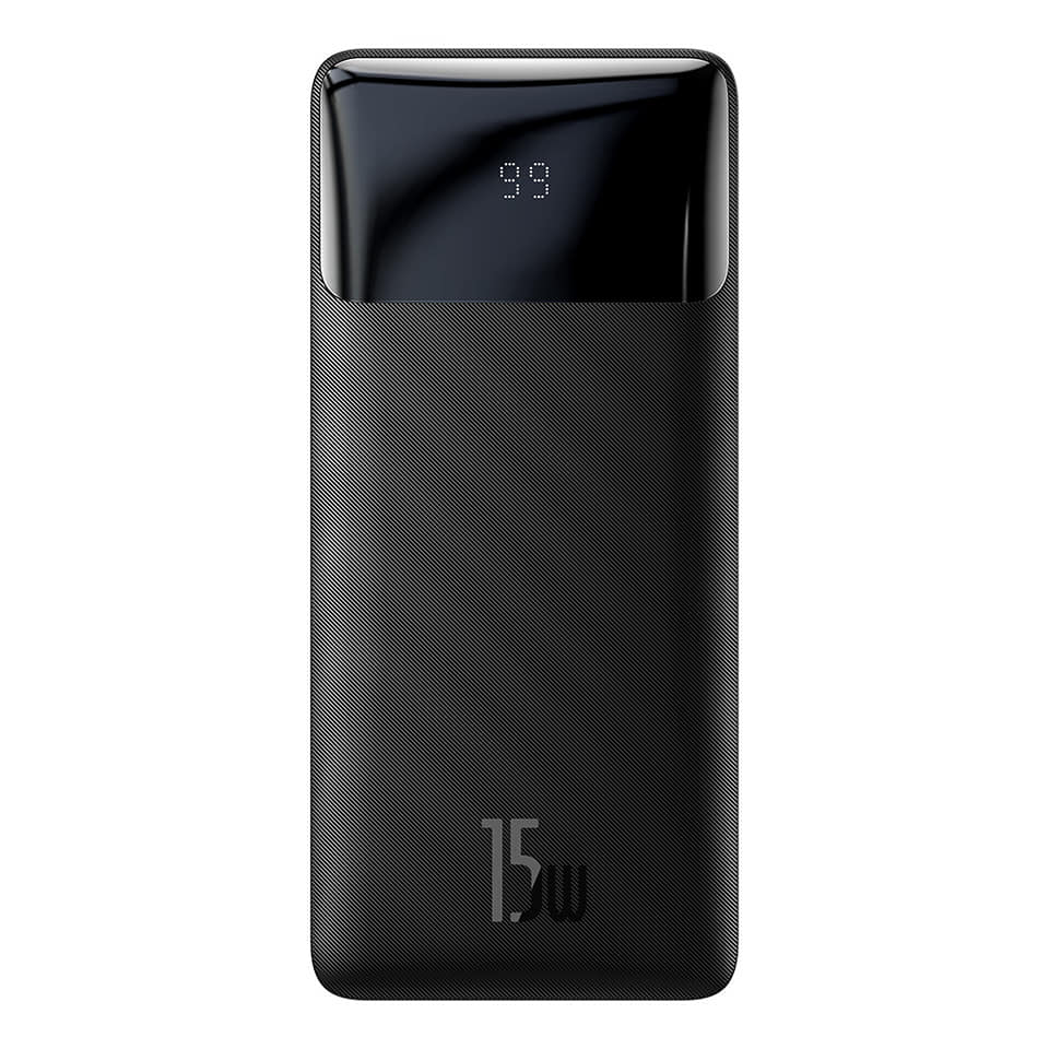 Sạc dự phòng 10.000 mAh Baseus Bipow 15W Digital Display Power Bank Fast Charge