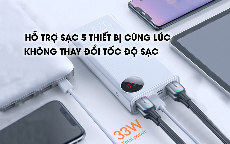 Sạc dự phòng thích hợp với thiết bị